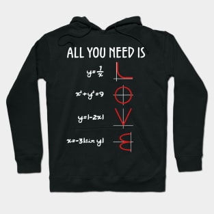 All You Need Is Love Math Hoodie